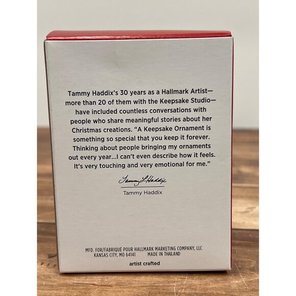 2022 HALLMARK KEEPSAKE ORNAMENT QG02266 SNOW ANGEL SNOWMAN WITH DAISY & HALO - Picture 2 of 6